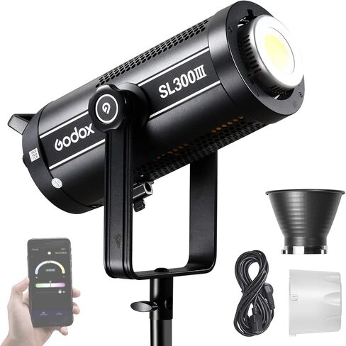 Godox SL60IID LED Video Light,60Ws White 5600K Version Countinuous Output Lighting with Bowens Mount,CRI 96+ TLCI97+,for Video Recording Wedding Product Photo... (3 Pack) in Saudi Arabia