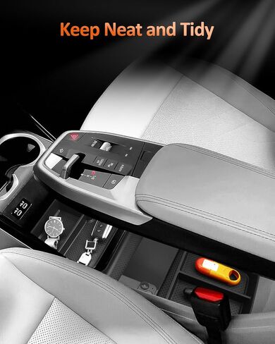CDEFG 2Pcs for 2023 2024 2025 2026 BMW X1 U11 Accessories Center Console Organizer Tray X1 (xDrive28i, M35i xDrive) Lower Middle Console Storage in Saudi Arabia
