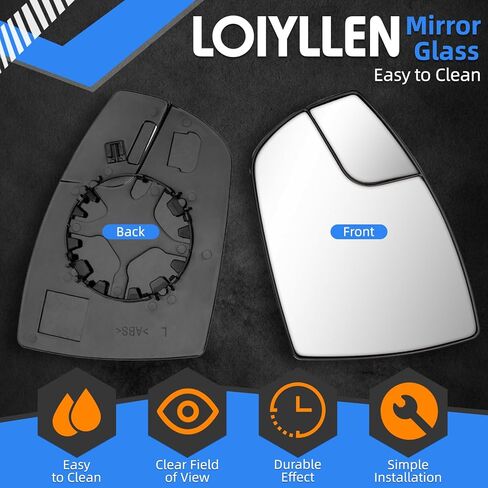 Driver Side Mirror Replacement for Ford Escape 2013 2014 2015 2016, C-Max 2013 2014 2015 2016 2017 2018 - Left Side Mirror Glass, Rear View Mirrors Glass in Saudi Arabia