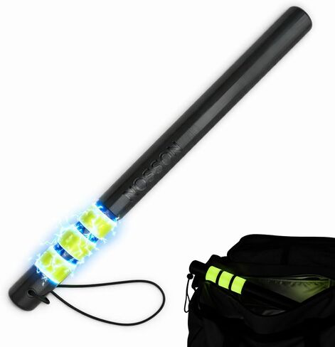 Tire Thumper Baton – Solid Wood Tire Inspection Tool & Self-Defense with Non-Slip Grip – 17.7 Inch (Black) in Saudi Arabia