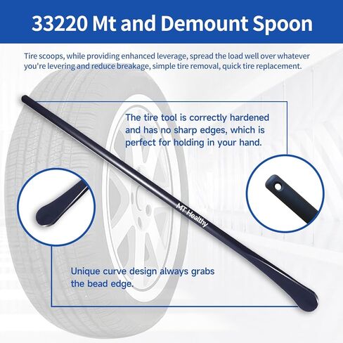 2 PCS 33220 Tire Spoons for Changing Tires, 30'' Tire Bars for Semi Tires，Tire Bar Mounting and Demount Used for Truck, Off-Road Vehicle, Bus, Tractor in Kuwait