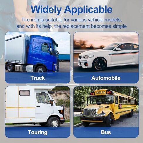 2 PCS 33220 Tire Spoons for Changing Tires, 30'' Tire Bars for Semi Tires，Tire Bar Mounting and Demount Used for Truck, Off-Road Vehicle, Bus, Tractor in Kuwait