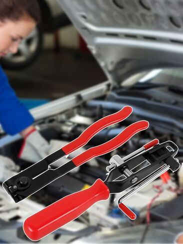 مجموعة كماشة مشبك الحذاء CV المكونة من قطعتين، مجموعة أدوات ربط السيارة شديدة التحمل مع قاطع، كماشة ربط حذاء الأذن الاحترافية، كماشة محور خرطوم السيارة المحمولة لصيانة السيارات in Kuwait