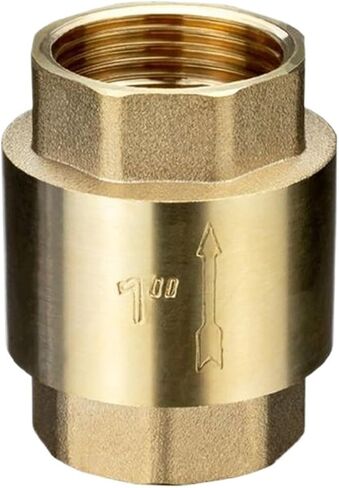 Check Valve Made of Check Valve Brass 1/2 3/4 1inch Intensification Anti Backflow Valve Water Control Float Valve(3 4inch) in Saudi Arabia