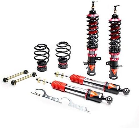 Godspeed MMX3160 MAXX Coilover Lowering Kit, Adjustable Ride Height And 40-Way Rebound Damping, compatible with Honda Fit (GE) 2009-2014 in Saudi Arabia