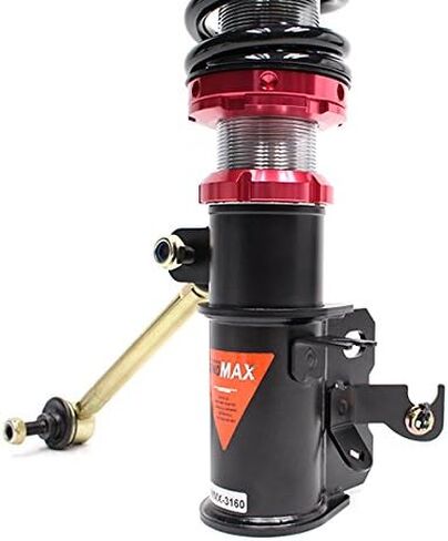 Godspeed MMX3160 MAXX Coilover Lowering Kit, Adjustable Ride Height And 40-Way Rebound Damping, compatible with Honda Fit (GE) 2009-2014 in Saudi Arabia