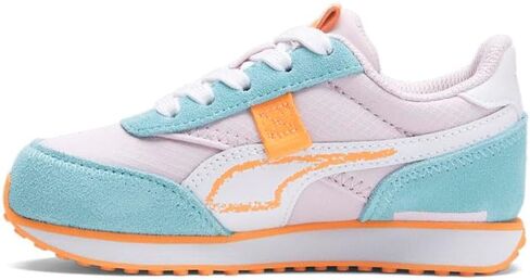 حذاء رياضي كاجوال برباط من PUMA Kids Girls Future Rider Spring Sketchbook - وردي in Saudi Arabia