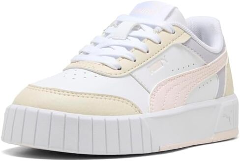 حذاء رياضي برباط من PUMA Kids Girls Carina Mia برباط - أبيض in Saudi Arabia
