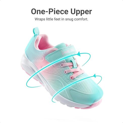 أحذية الجري للفتيات من DREAM PAIRS أحذية رياضية للأطفال، أحذية تنس ColorBurst خفيفة الوزن كاجوال للمشي in Kuwait