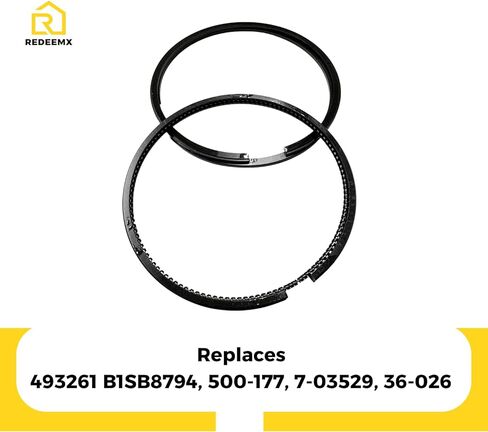 مجموعة حلقات المكبس STD لمحركات بريجز آند ستراتون الكمومية 5.5HP تحل محل OEM 493261 B1SB8794، 500-177، 7-03529، 36-026 جزء إصلاح المحرك الصغير لما بعد البيع in Kuwait