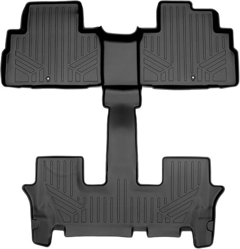 SMARTLINER All Weather Custom Fit 3 Row & Both Cargo Liners Floor Mat Bundle Compatible with 2020-2025 Kia Telluride in Saudi Arabia