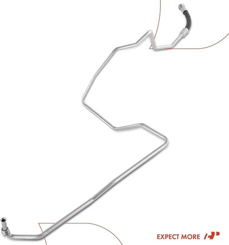 A-Premium Automatic Transmission Oil Cooler Line Hose Assembly Compatible with Dodge - 2005-2009 - Ram 2500, Ram 3500, 5.9L 6.7L, Diesel in Saudi Arabia