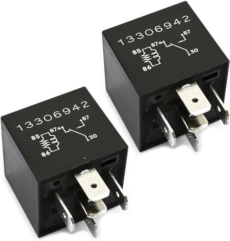 قطعتان 1R1155، 12033862، 12088572، AR272، 14100455، 56-1556، 83A1001، RAA1234 طاقة ملحقة | مرحل متعدد الأغراض مناسب لسيارة شيفروليه مناسب لسيارة جي إم سي أسترو كامارو كابريس، 12 فولت 40 أمبير 5 دبابيس in Saudi Arabia