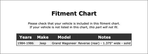 Reverse Automatic Transmission Band Compatible With Jeep Grand Wagoneer 1986 1985 1984 P-3521068 in Saudi Arabia