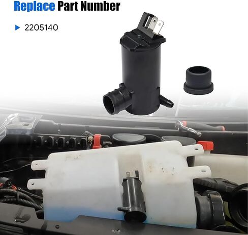 مضخة سائل غسيل الزجاج الأمامي متوافقة مع 2014-2024 Polaris Ranger XP 900 EPS، للطاقم XP 1000 EPS، للديزل HST Deluxe، للطاقم SP 570 EPS NorthStar، استبدال 12 فولت 2205140 in Saudi Arabia