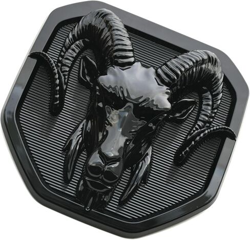 1 قطعة شعار الباب الخلفي المخصص متوافق مع Ram 1500 2500 3500 2019-2023 جديد (أسود) in Kuwait