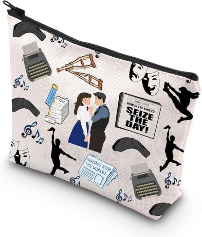 حقيبة مكياج من Newsies Broadway ذات طابع موسيقي، هدية مستوحاة من الموسيقى، هدايا لممثلي الدراما (أخبار موسيقية) in Kuwait