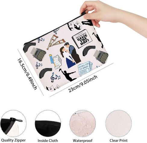 حقيبة مكياج من Newsies Broadway ذات طابع موسيقي، هدية مستوحاة من الموسيقى، هدايا لممثلي الدراما (أخبار موسيقية) in Kuwait