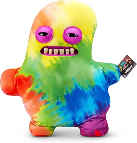 ZURU Fugglers Bigg Fuggs - Big Funny Ugly Monster Plush - 17 inches (Mr Buttons (Pink)) in Saudi Arabia