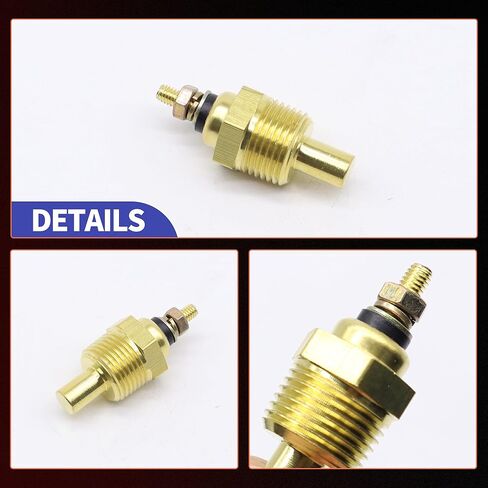 HiSport 3/8 بوصة - مستشعر درجة حرارة الماء للمحرك 18 NPT - متوافق مع Mercruiser OMC فولفو Penta يستبدل 806490T 3853787 in Saudi Arabia