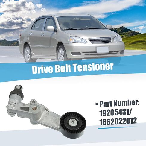 X AUTOHAUX Belt Tensioner Pulley Assembly No.19205431/1662022012/1662022013 for Toyota Corolla 1998-2008 for Toyota Celica 2000-2005 Serpentine Tensioner in Saudi Arabia