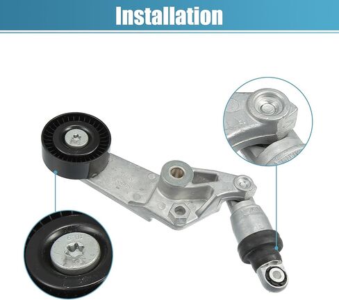 X AUTOHAUX Belt Tensioner Pulley Assembly No.19205431/1662022012/1662022013 for Toyota Corolla 1998-2008 for Toyota Celica 2000-2005 Serpentine Tensioner in Saudi Arabia