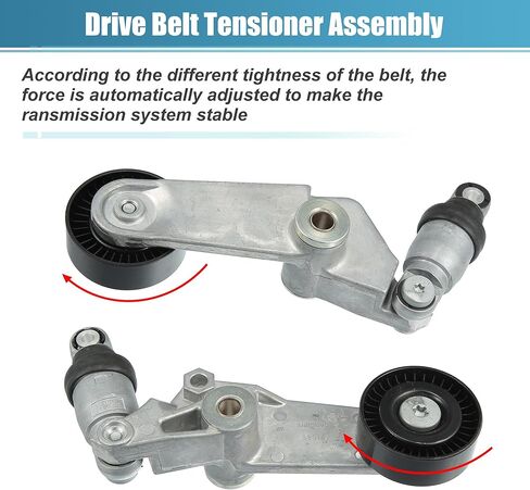 X AUTOHAUX Belt Tensioner Pulley Assembly No.19205431/1662022012/1662022013 for Toyota Corolla 1998-2008 for Toyota Celica 2000-2005 Serpentine Tensioner in Saudi Arabia