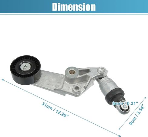 X AUTOHAUX Belt Tensioner Pulley Assembly No.19205431/1662022012/1662022013 for Toyota Corolla 1998-2008 for Toyota Celica 2000-2005 Serpentine Tensioner in Saudi Arabia