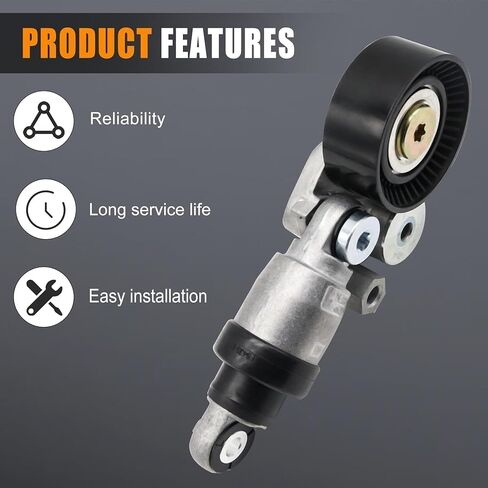 مجموعة شداد الحزام مع بكرة مناسبة لـ 2004-2024 Mazda 3 2013-2024 CX-5 CX-50 2003-2019 Mazda 6 2016-2022 Mx-5 Miata 2016-2023 CX-9 2016-2021 CX-3 2022-2024 CX-30 2.0L 2.5L استبدال PE7W-15-980 in Saudi Arabia