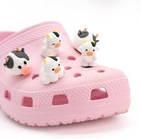 3D Animal Shoe Charms Koala, Owl, Panda, Dinosaur, Frog, Bee, Dog, Rabbit, Shoe Accessories Decorations for Women Men in Saudi Arabia