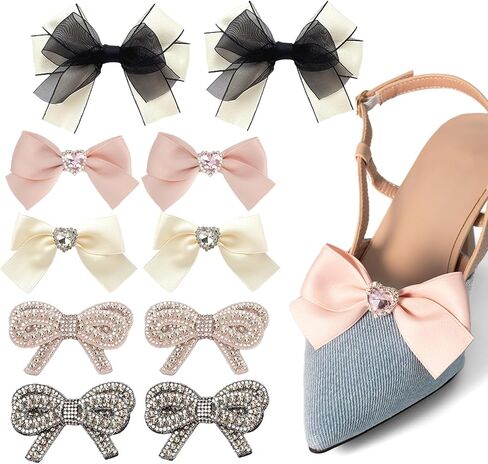 10 قطع من مشابك الأحذية للنساء من حجر الراين والكريستال ومشابك الأحذية وإكسسوارات الأحذية ومشابك تزيين الأحذية ومشابك الأحذية ودبابيس المجوهرات ومشابك الأحذية in Kuwait