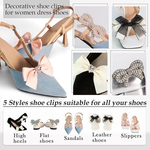 10 قطع من مشابك الأحذية للنساء من حجر الراين والكريستال ومشابك الأحذية وإكسسوارات الأحذية ومشابك تزيين الأحذية ومشابك الأحذية ودبابيس المجوهرات ومشابك الأحذية in Kuwait