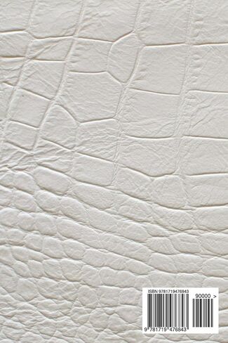 Journal: 120 Blank Lined Pages, 6x9 College Ruled Notebooks and Journals, White Crocodile Leather style paperback | Designer Journal, Diary, Notebook ... and Elegant Designer Notebooks and Journals) in Saudi Arabia