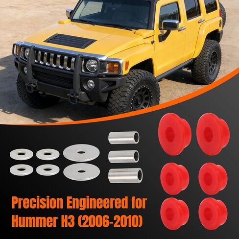 Front Differential Mount Bushing Kit Polyurethane (3-Position) for Hummer H3 – Performance & Durability Upgrade in Saudi Arabia