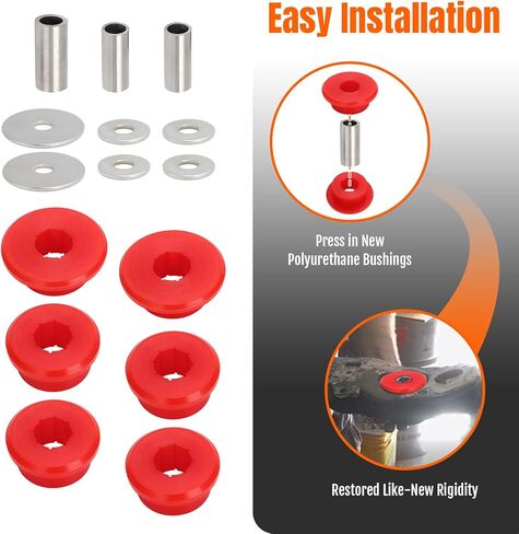 Front Differential Mount Bushing Kit Polyurethane (3-Position) for Hummer H3 – Performance & Durability Upgrade in Saudi Arabia