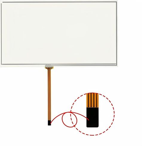 7" Touch Screen Glass Digitizer Fits for Nissan Frontier 2018-2019 Navigation GPS Radio, Replaces 280219BS0C, 28021-9BS0C in Saudi Arabia