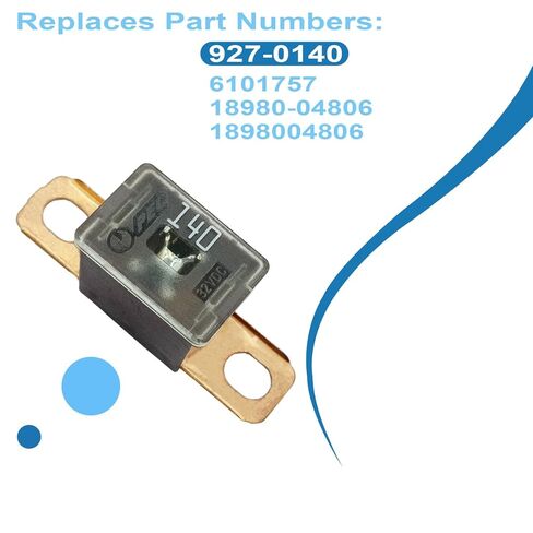 140A المارون 927-0140 فيوز متعدد الأغراض. متوافق مع موديلات جيب وتويوتا وفولكس واجن وكيا ودودج وكرايسلر. يستبدل أرقام الأجزاء 6101757، 18980-04806، و1898004806 in Kuwait