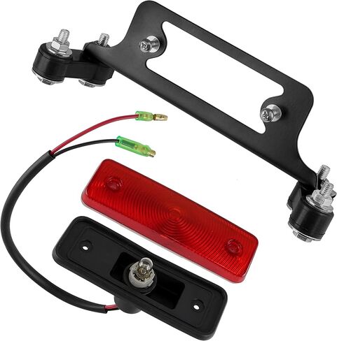 Caltric Complete Tail Light with Mounting Bracket and Hardware Compatible with Yamaha Warrior YFM350XT 1987-2001 in Saudi Arabia