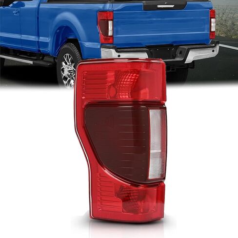 ضوء الفرامل الخلفية للجانب الأيمن للراكب متوافق مع 2020-2021 Ford F250 F350 Super Duty # LC3Z13404A، LC3Z13404D، الضوء الخلفي مع نقطة عمياء غير LED، السائق والركاب in Saudi Arabia