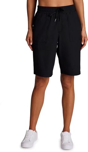 RBX Active Women's Bermuda Short, Quick Drying Long Length Woven Cargo Short with Pockets Sea Green 11-Inch S in Saudi Arabia
