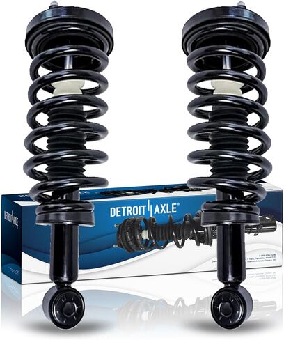 Detroit Axle - 2 Front Struts for 2007-2010 Ford Edge Lincoln MKX 2008 2009, Pair Struts w/Coil Spring Assembly Replacement Quick Install Ready Strut Shock Assembly in Saudi Arabia