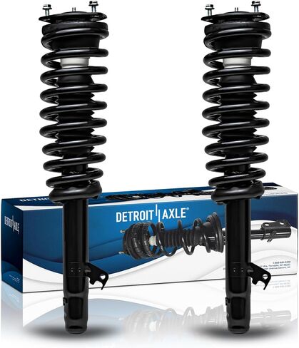 Detroit Axle - 2 Front Struts for 2007-2010 Ford Edge Lincoln MKX 2008 2009, Pair Struts w/Coil Spring Assembly Replacement Quick Install Ready Strut Shock Assembly in Saudi Arabia