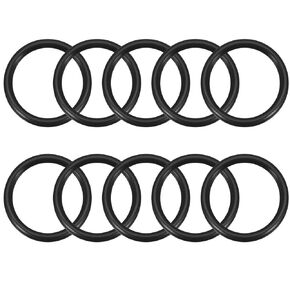 uxcell Nitrile Rubber O-Rings 16mm OD 12mm ID 2mm Width, Metric Sealing Gasket for Automotive Machine Plumbing, Pack of 10