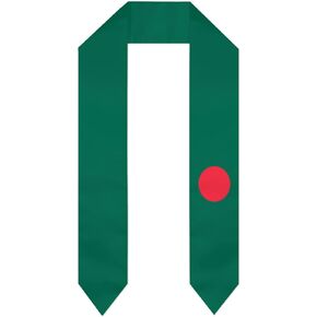 Bangladesh Flag Graduation Stoles Shawl Sash Scraf For Study Aboard International Students Graduation's Day