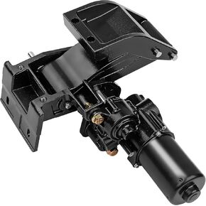 Fexhull Front Left Driver Side Power Running Board Motor Assembly with Bracket Fit for Ford F150 Series 2011-2014 3.5L 3.7L 4.2L 4.6L 5.0L 5.4L 6.2L V6 / V8 Replacement# AL3Z-16A507-A AL3Z16A507A