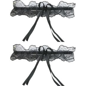 YunPeng 2 Pcs Wedding Bridal Garters Lace Sexy Leg Garter Belt for Wedding Party