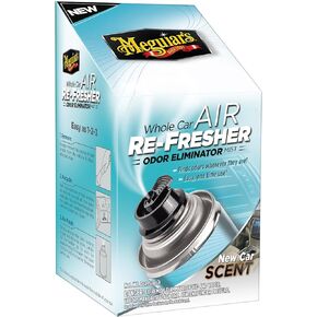 Meguiar's Whole Car Air Re-Fresher Odor Eliminator Mist – New Car Scent – G16402, 2 oz(Pack of 6)