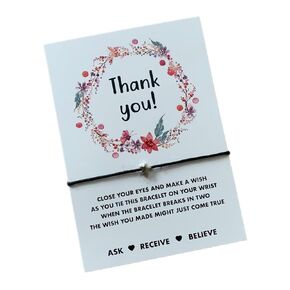 Thank you gift | Thank you wish bracelet | Gift of thanks
