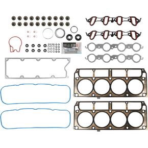 MLS Engine Cylinder Head Gasket Kit for 02-11 Sierra Silverado 1500/Tahoe/Yukon,02-03 06-11 Suburban 1500,03-08 Express 2500 4.8L Engine Gasket Kit HS9292PT,HS26191PT1,CS9284,OS30693R,ES72220