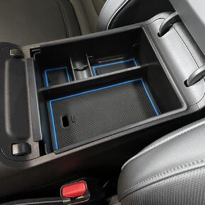 HGWEI Center Console Organizer Tray Compatible with Hyundai Tucson Limited/Hybrid/Tucson Hybrid SEL 2022-2024 Accessories (Automatic Transmission ONLY), Insert Armrest Interior Storage Box, Black